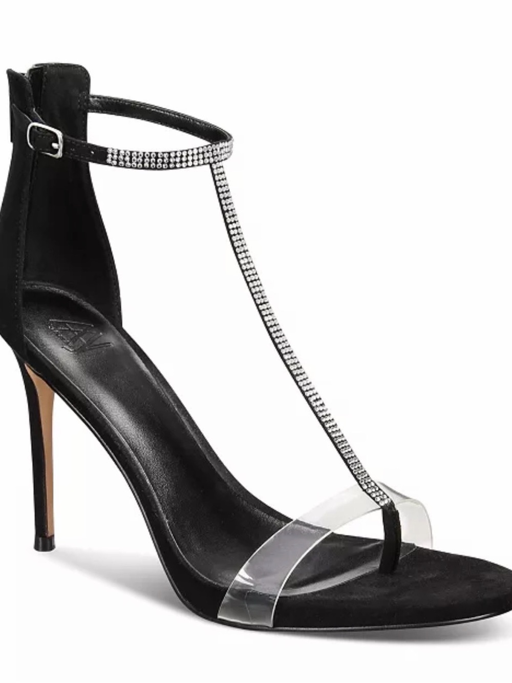 Aniya Lucite High Heel Dress Sandals